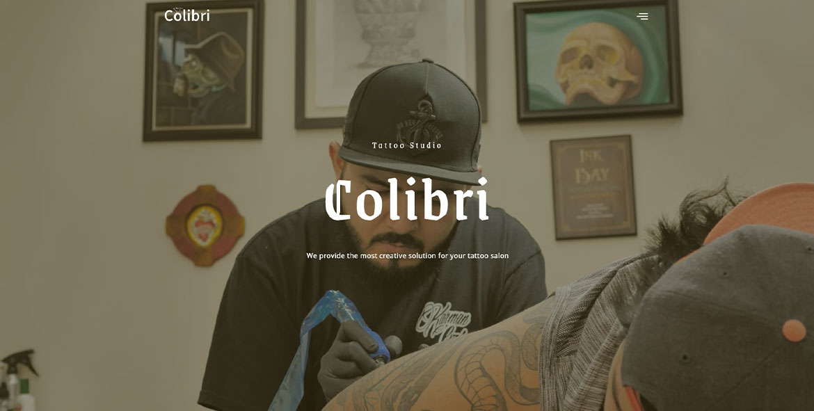 Сайт Colibri