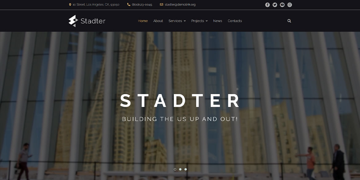 Сайт Stadter