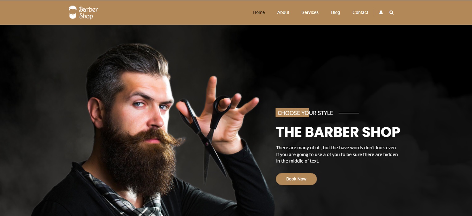 Сайт для Barber shop