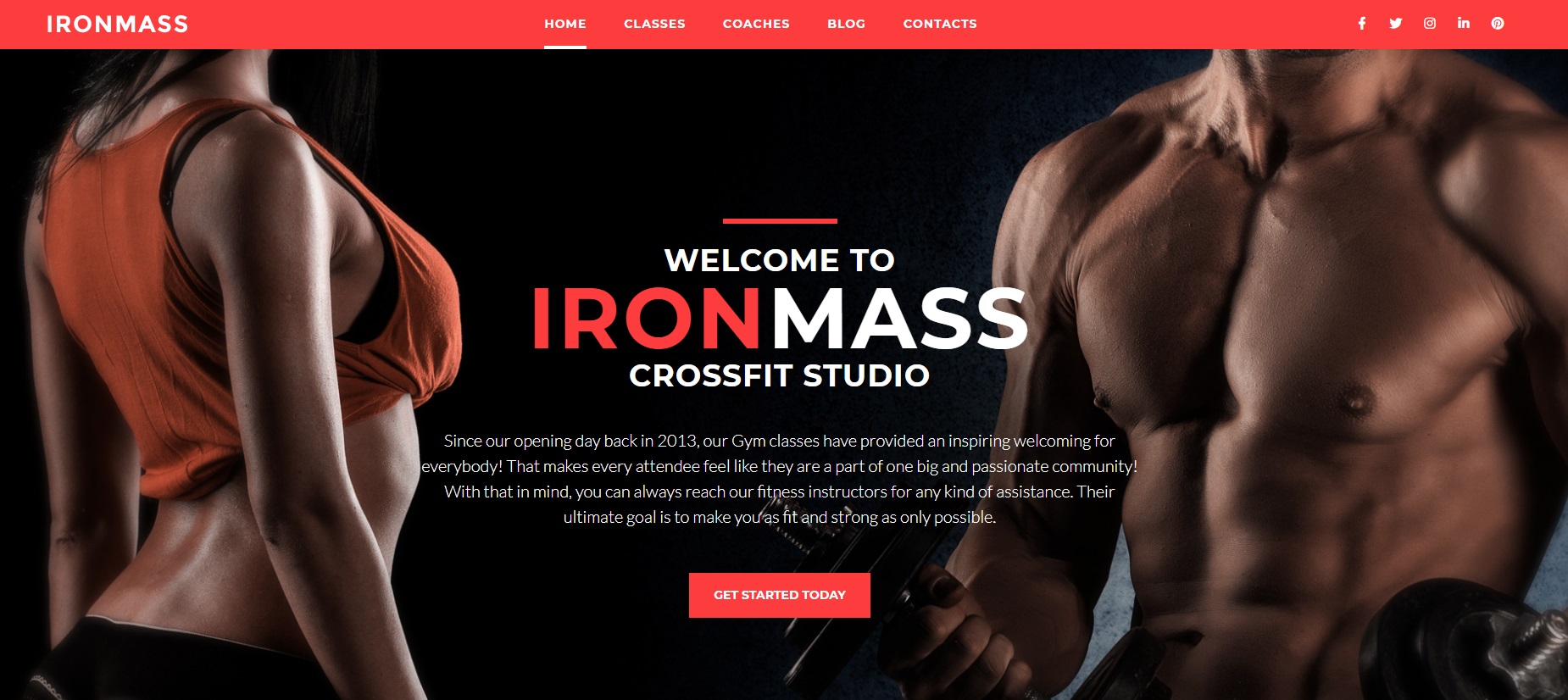 Сайт для Ironmass