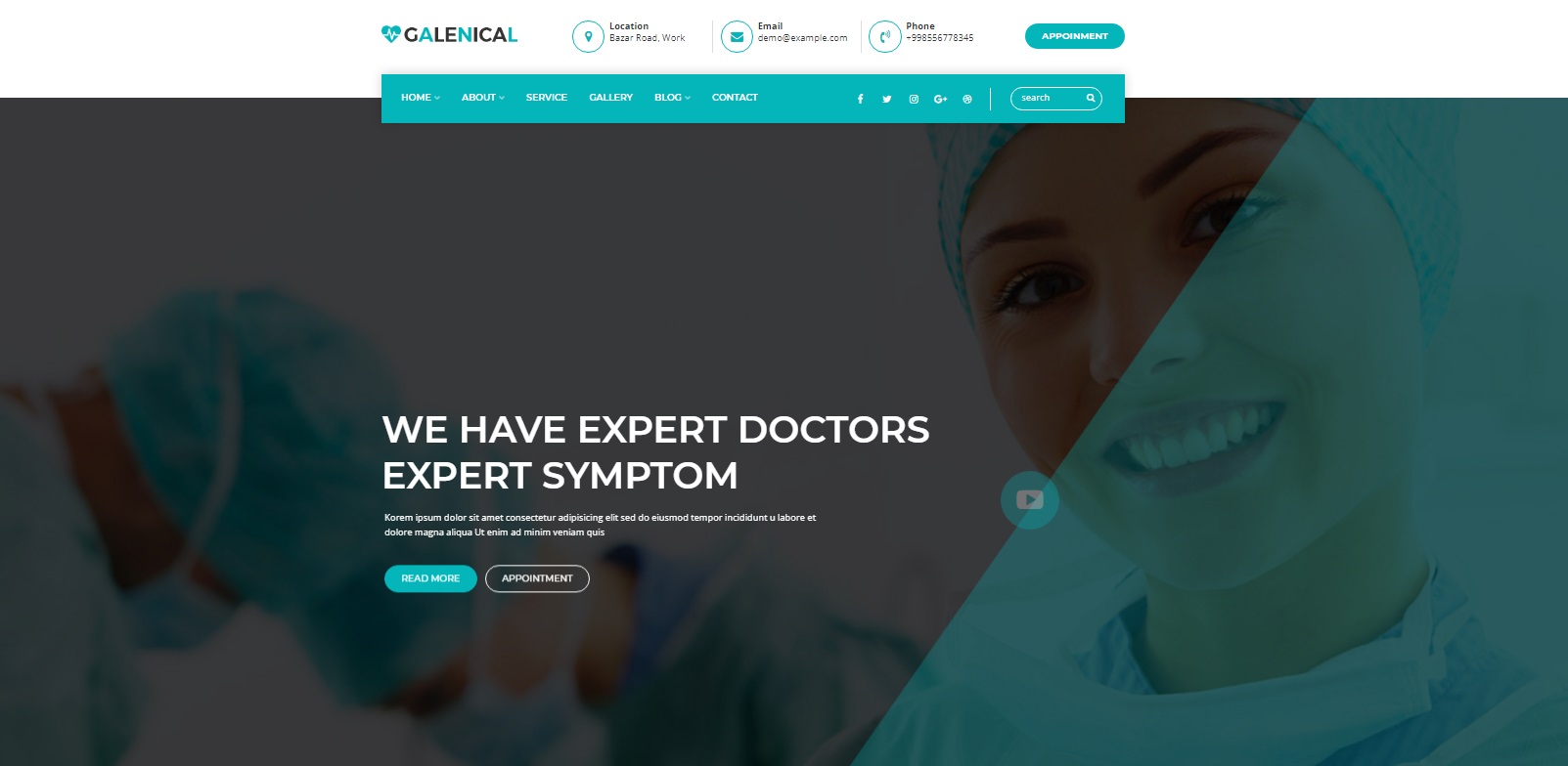 Сайт для Galenical
