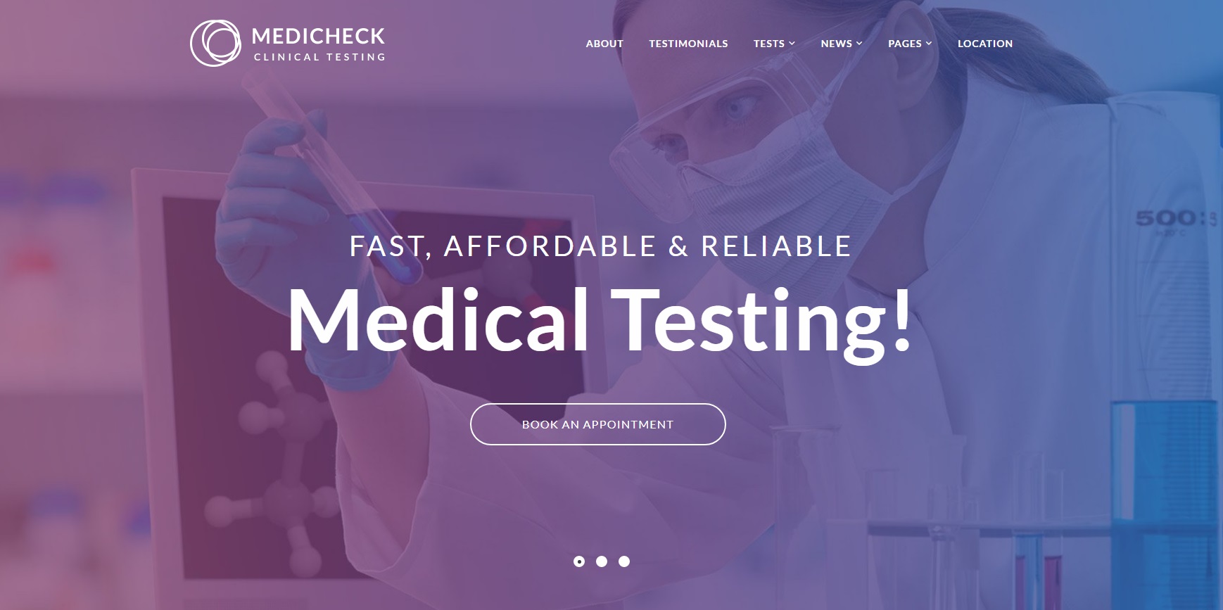Сайт для Medicheck