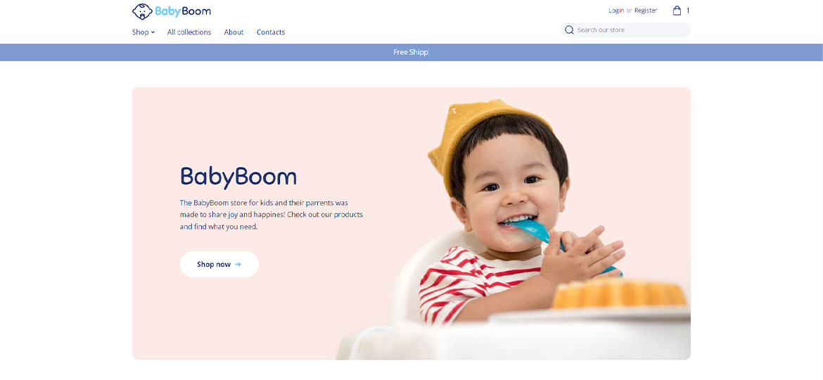 Сайт для BabyBoom
