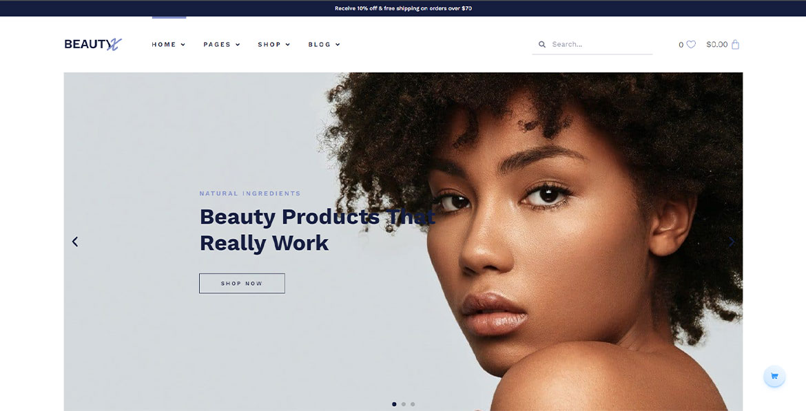 Сайт для Beautyx