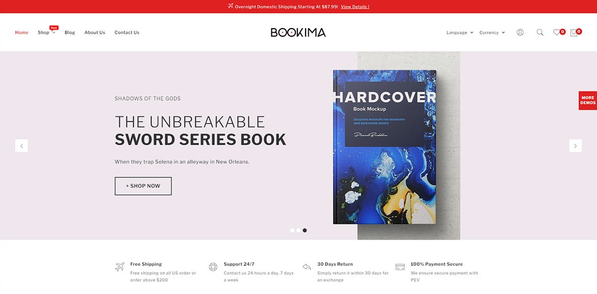 Сайт для Bookima