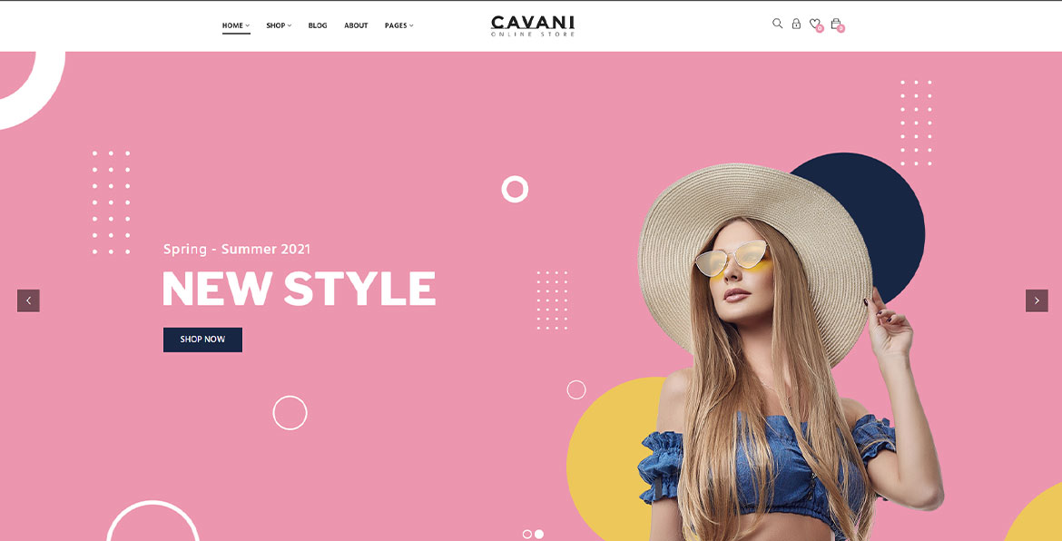 Сайт для Cavani