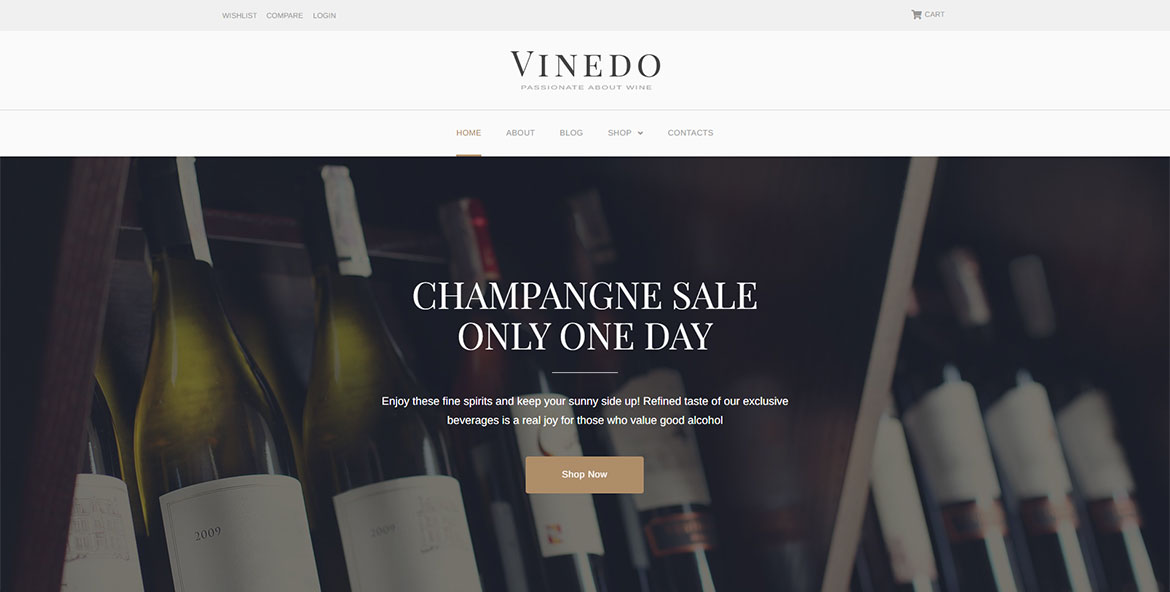 Сайт для Vinedo
