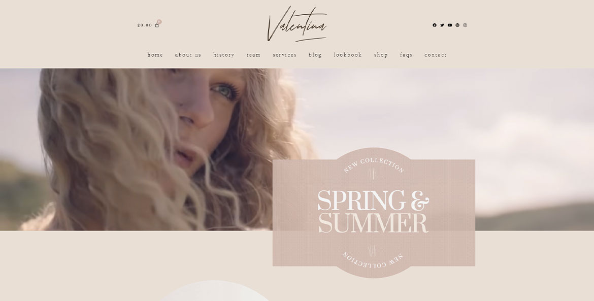 Сайт для Valentina