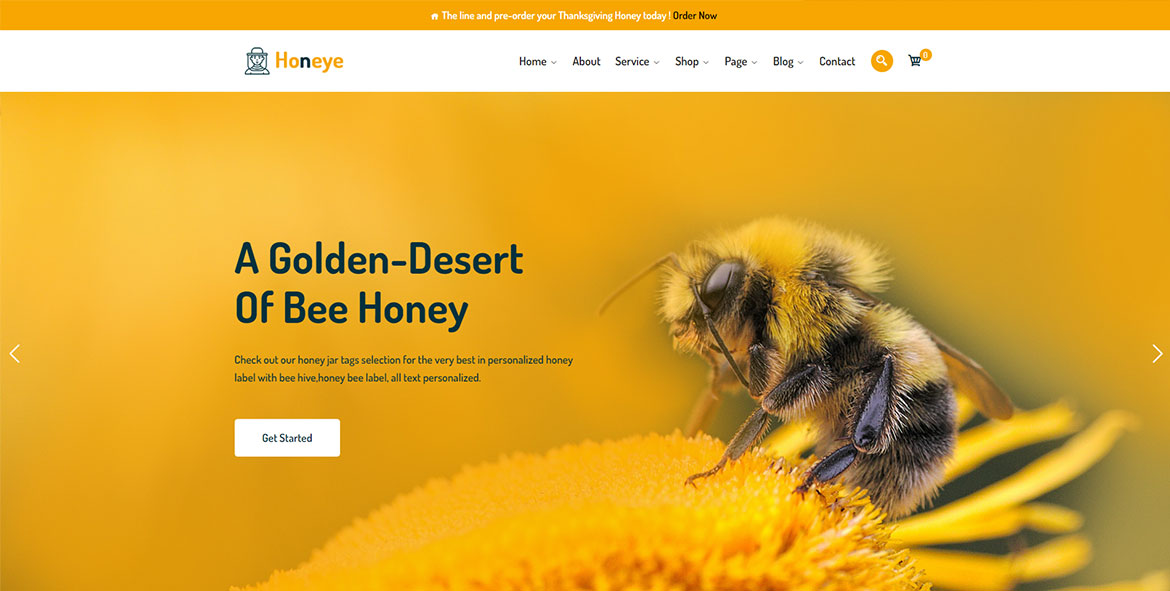 Сайт для Honeye