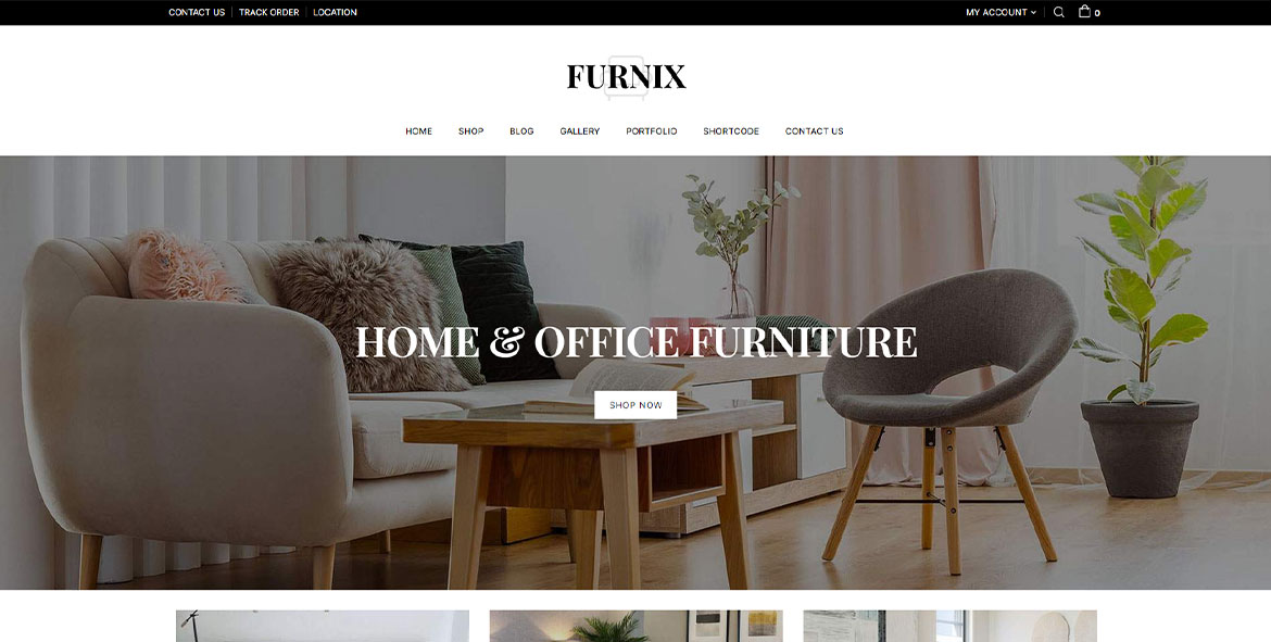 Сайт для Furnix