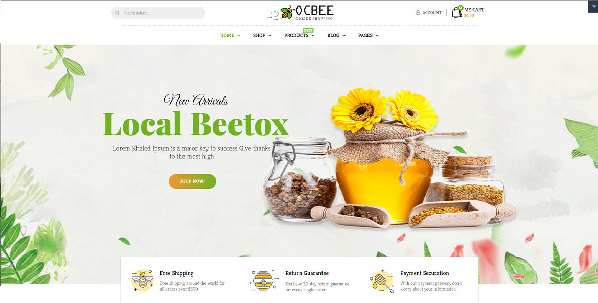 Сайт для O Cbee